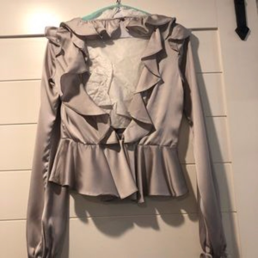 For Love & Lemons Bette Open Back Blouse - Picture 3 of 4